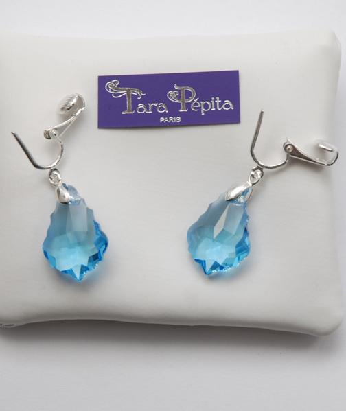 boucles d'oreilles clips non perc�es